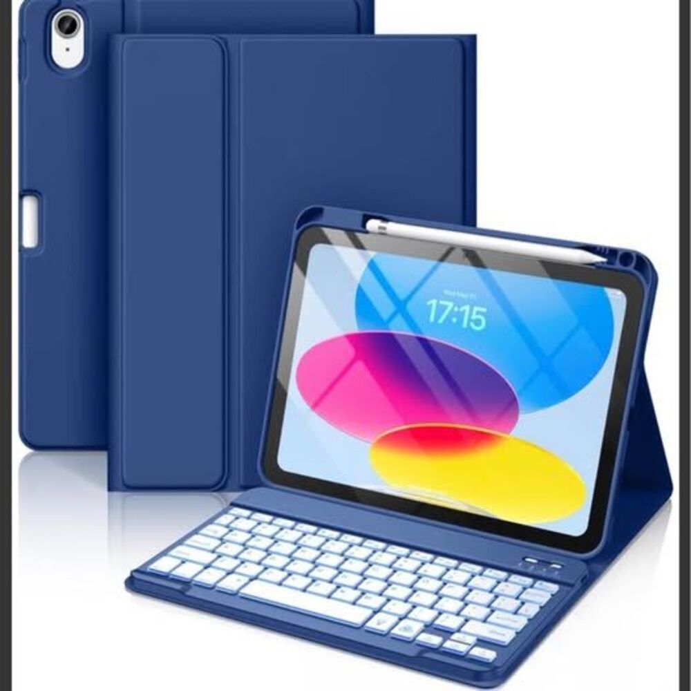 Bluetooth Keyboard Case for iPad 10th Generation & iPad 11th Generation Hamile